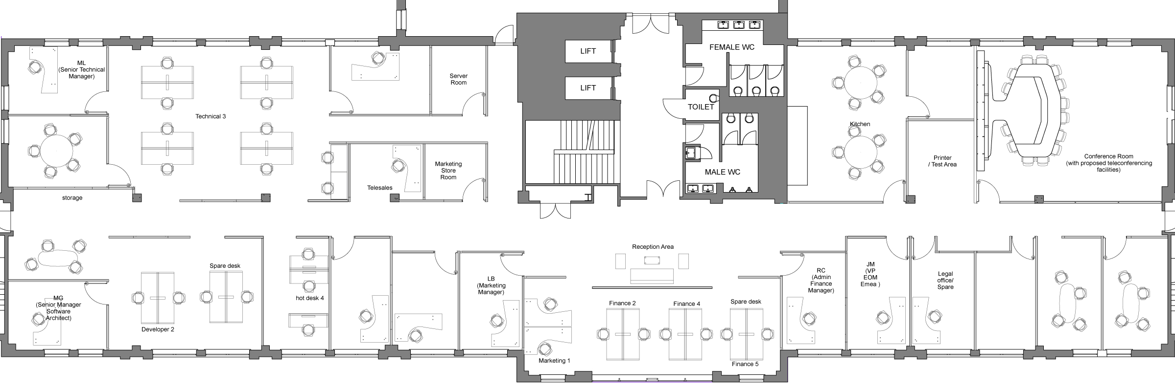 2D CAD Floor Plan Cheltenham